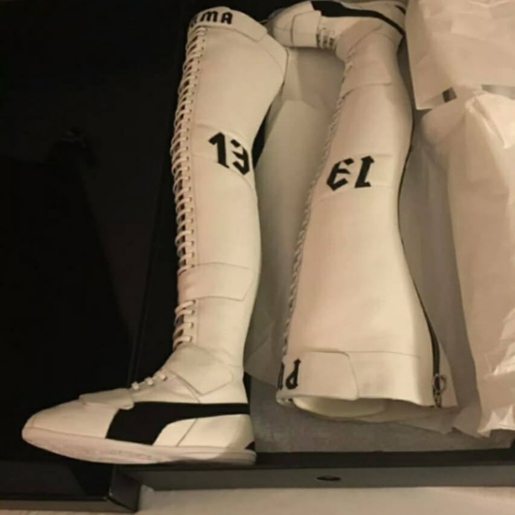 fenty puma thigh high boots